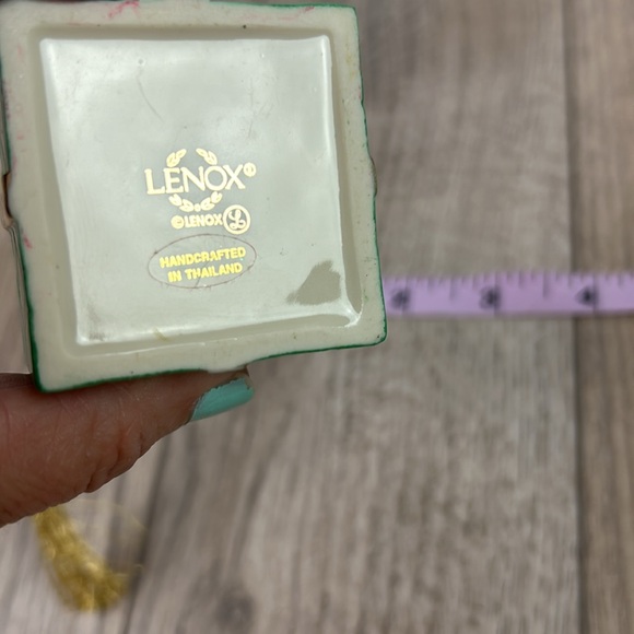 Perfect Lenox Hinged Christmas Gift Boxes Ornament Trinket Box - Picture 7 of 8